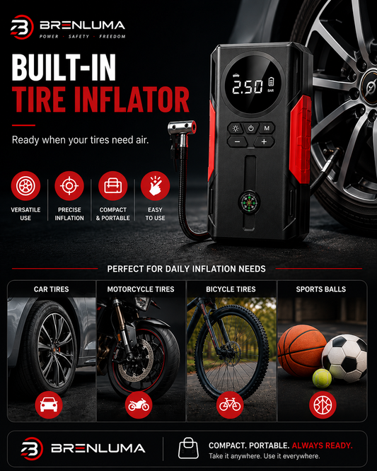 Brenluma 6-in-1 Roadside Power Station